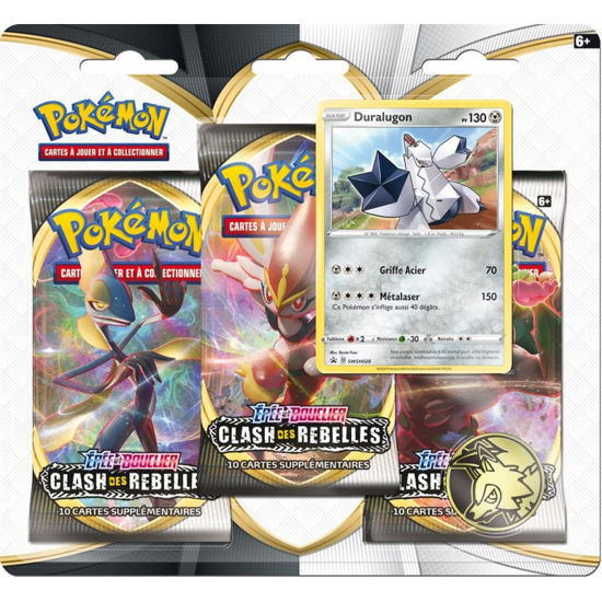 Image de POKEMON EPEE ET BOUCLIER CLASH DES REBELLES (BACK 3 BOOS)