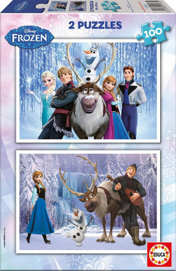 Image de PUZZLE 2*100PCS FROZEN 15767