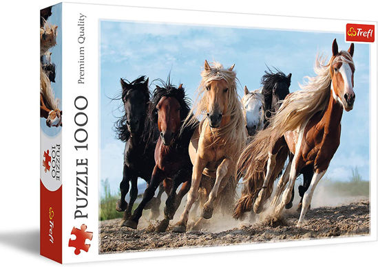 Image de PUZZLE 1000 GALLOPING HORSES 10446