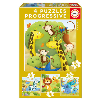 Image de Puzzles prog animaux sauvage 17147