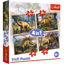 Image de PUZZLES 4IN1 DINOSAURS TREFL 34383