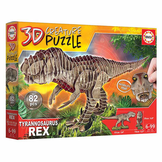 Image de Educa - Puzzle créature 3D Triceratops 19183