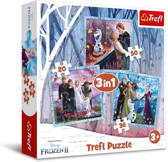 Image de Puzzles  3in1 The magical Frozen 2