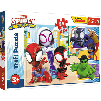 Image de Puzzles  24 Maxi Spidey and his fri