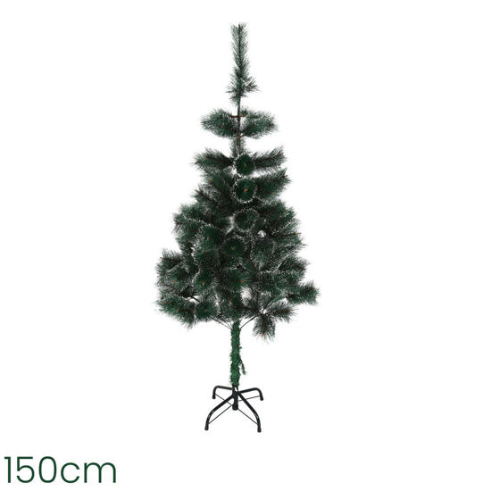 Image de Sapin de Noël artificiel Vert enneigé 150CM