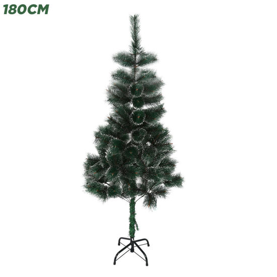 Image de Sapin de Noël artificiel Vert enneigé 180CM