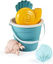 Image de SEAU GARNI 17CM + 4 MOULES 243