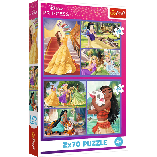 Image de PUZZLE 2X70 DISNEY PRINCESS
