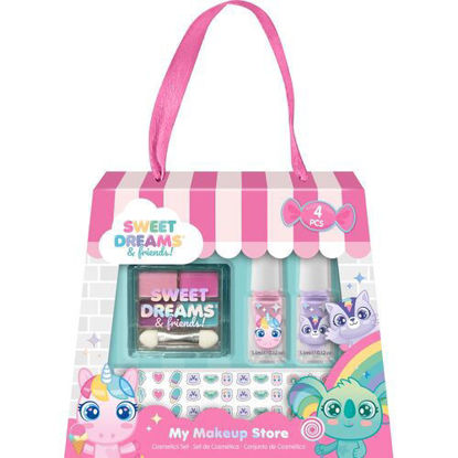 Image de COFFRET DE MAQUILLAGE VERNIS A ONGLES, STICKERS POUR ONGLES ET OMBRE A PAUPIERES