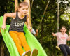 Image de PORTIQUE EN BOIS EASY + TOBOGGAN J-23502P1