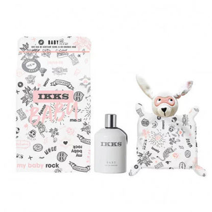 Image de COF BABY GIRL MOUCHOIR + LAPIN BLANC