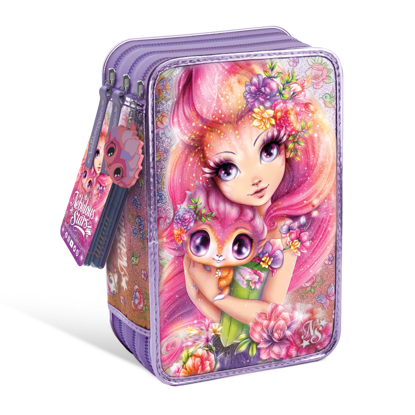 Image de TROUSSES DE CRAYONS A 3 VOLETS PETULIA
