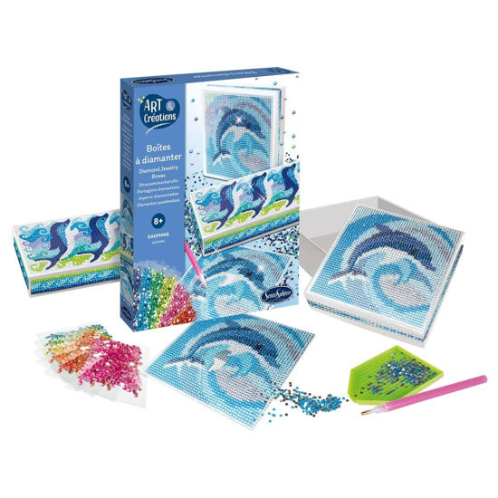 Image de ART ET CREATIONS-BOITES A BIJOUX- DAUPHINS
