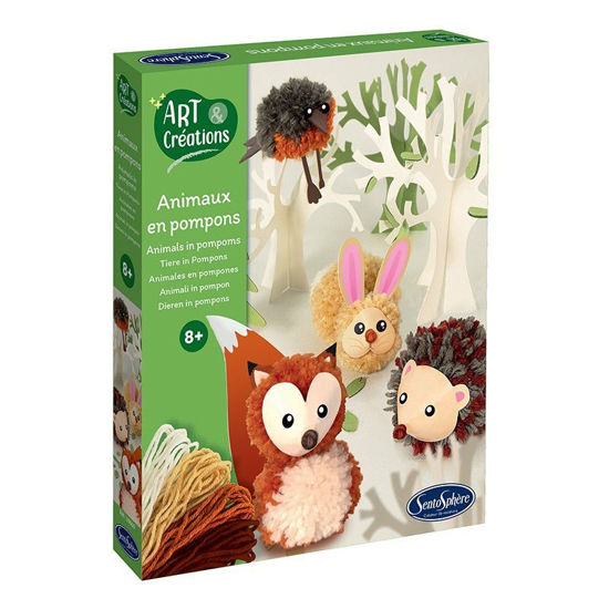 Image de ART CREATION ANIMAUX EN POMPOMS