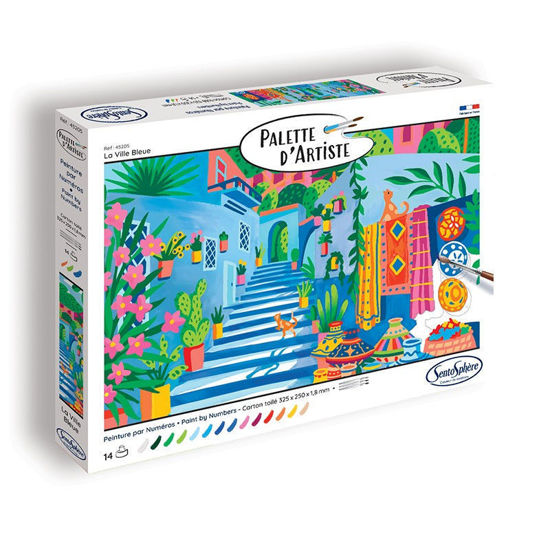 Image de PALETTE DARTISTE LA VILLE BLEUE