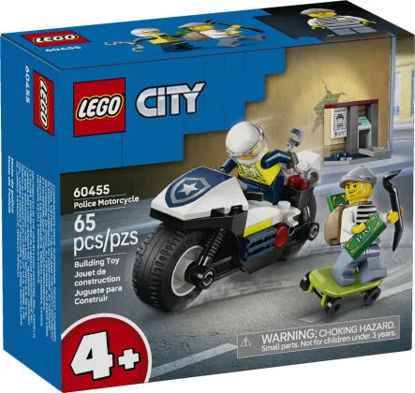 Image de LEGO LA COURSE POURSUITE EN MOTO DE POLICE 60455