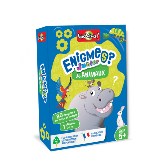 Image de BIO25023 ENIGMES JUNIOR LES ANIMAUX 400220