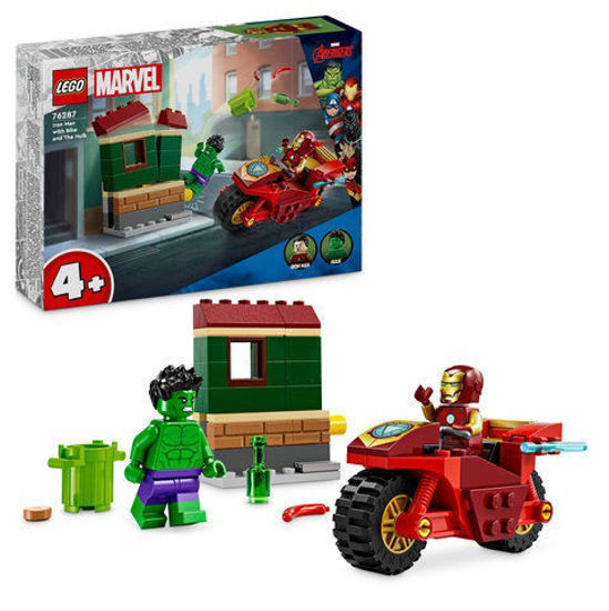 Image de LEGO IRON MAN AVEC MOTO HULK 76287