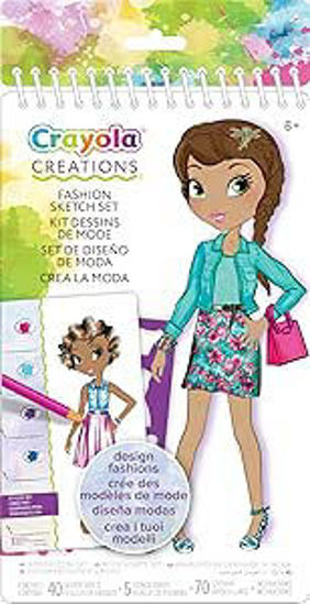 Image de crayola creation compact fashion sketch portfolio
