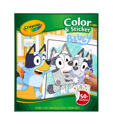 Image de color & sticker bluey