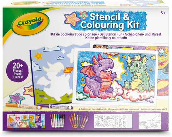 Image de stencil & colouring kit