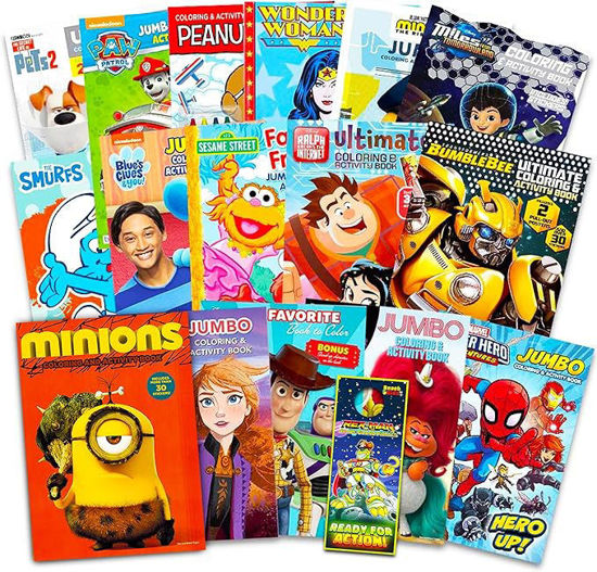 Image de MK COLOURING BOOKS 16P 3 ASSORTED TITLES