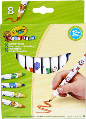 Image de mk jumbo decorated pencils 8ct