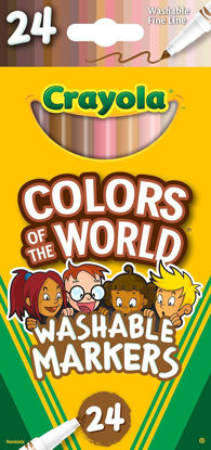 Image de WASHABLE MARKERS FINELINE 24CT