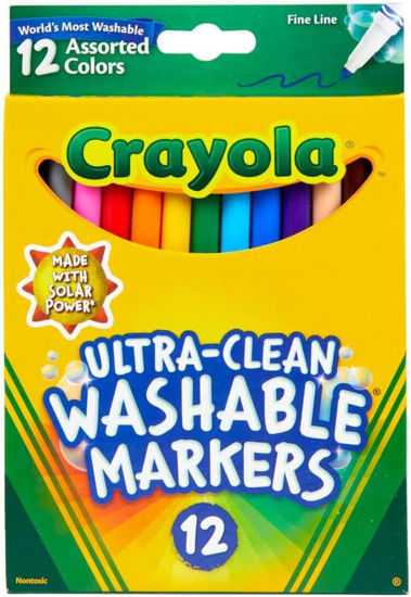 Image de washable markers fineline 12ct