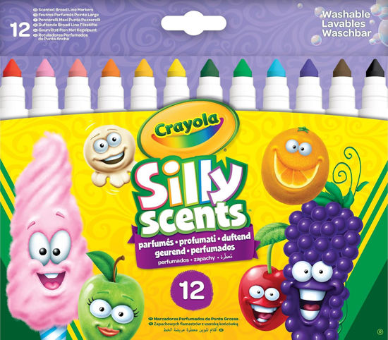 Image de washable broadline scented markers 12ct