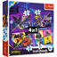 Image de PUZZLES 4IN1 MEET BATWHEELS 34658
