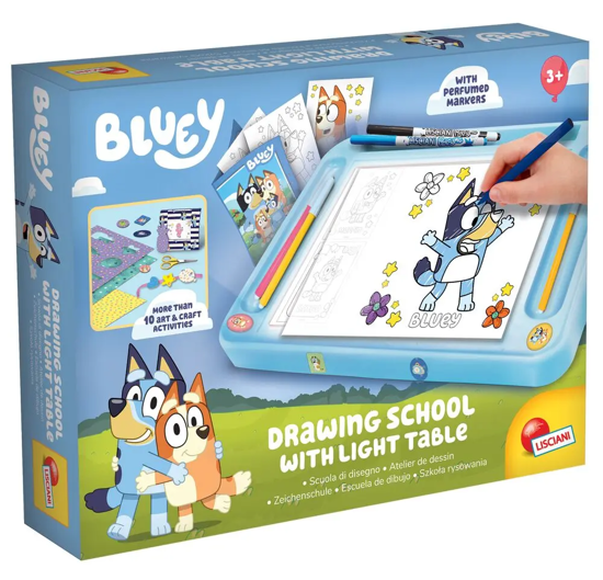 Image de ECOLE DE DESSIN AVEC TABLE LUMINEUSE BLUEY 110681