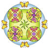 Image de Mandala Designer Flowers&Butterflie