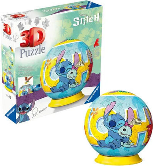 Image de PUZZLE BALL 72 PCS 3D STITCH 11596