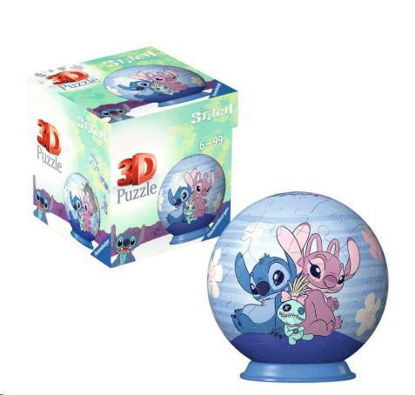 Image de PUZZLE BALL 54 PCS 3D STITCH & ANGEL 11599