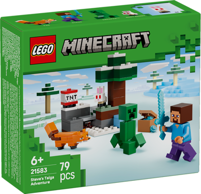 Image de LEGO LES AVENTURES DE STEVE DANS LA TAIGA 21583