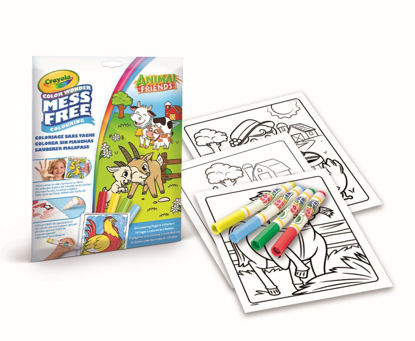 Image de color wonder set animals friends foldelope 4mini BL markers