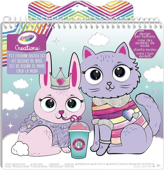 Image de Crayola Creations Pets Fashion Sketch Set