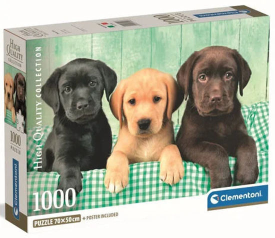 Image de PUZZLE 1000 PCS TROIS LABRADOR