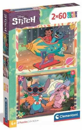 Image de PUZZLE 2*60 - STITCH