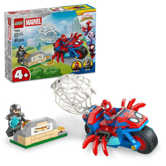 Image de LEGO SPIDEY SUR SA MOTO CONTRE RHINO 11206