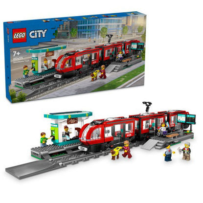 Image de LEGO LE TRAMWAY LA STATION DU CENTRE VILLE 60423