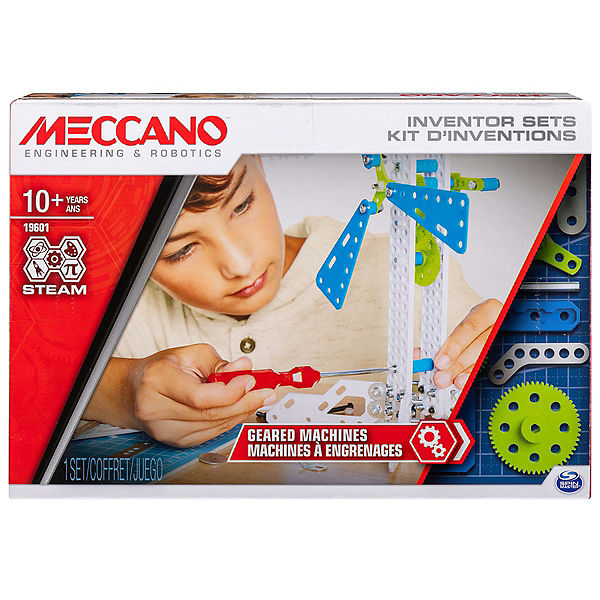 SET 3 – KIT D'INVENTIONS – ENGRENAGES Meccano - Jeux enfants Tunisie