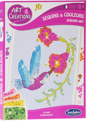 Image de CREATION SEQUINS COLOURS COLIBRI