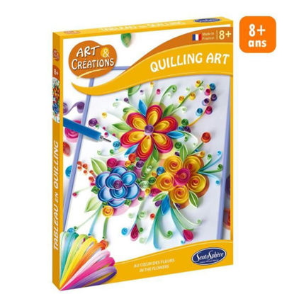 Image de Art & Créations QUILLING ART - AU CŒUR DES FLEURS