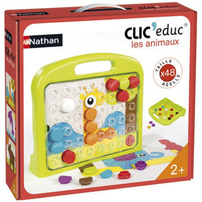 Nathan Nathan - Clic educ Color animé - Jeu d'apprentissage des couleurs  avec effets d'optiques dès 2 ans