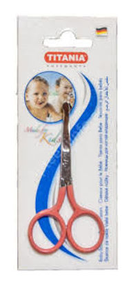 Image de 1050/4 Ciseau à cheveux pour bébé poignée plastique