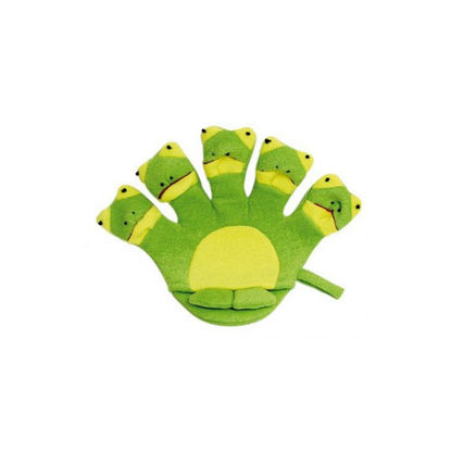 Image de Gant de bain grenouille