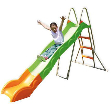 Toboggan Enfant Pliable 3-6Ans Usage intérieur extérieur ludique jeux plein  air