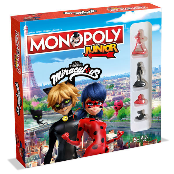 Magasin de jouets en ligne - Livraison sur toute la Tunisie -  ABRACADABRA-Achetez Monopoly Junior Miraculous Ladybug WM0237 chez  ABRACADABRA à 105,000 DT
